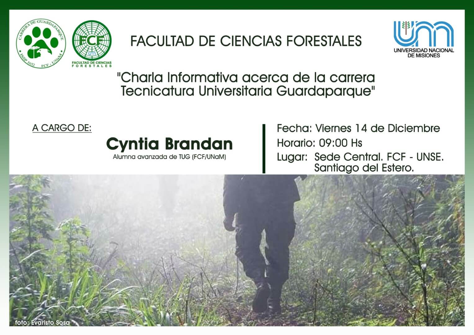 Charla Informativa sobre la Tecnicatura de Guardaparque - Facultad de ...