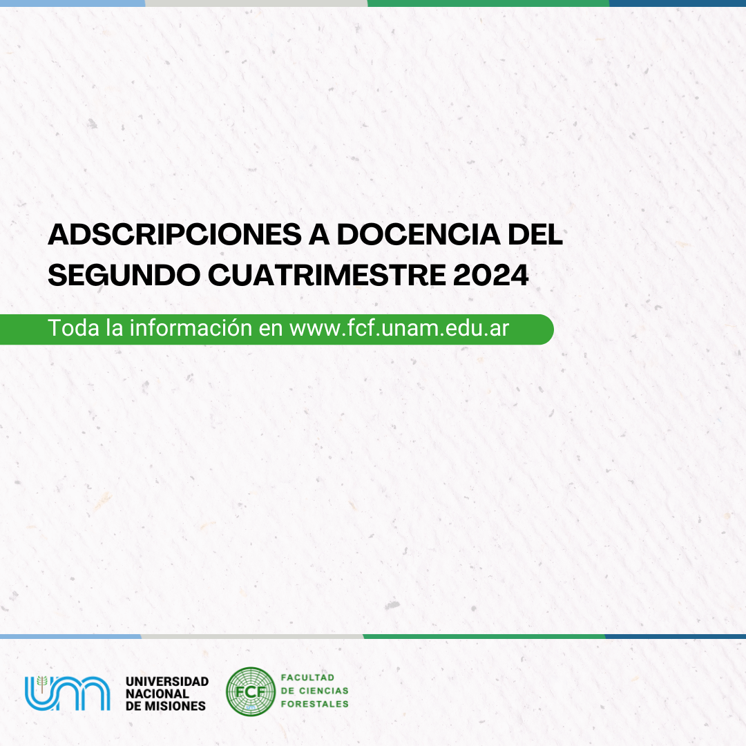 Adscripciones a docencia del segundo cuatrimestre 2024 - Facultad de ...